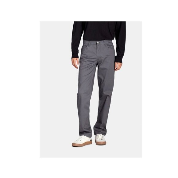 NWT George Men’s Gray Premium 5-Pocket Pants – Size 30x32 – Straight Leg - Picture 1 of 6
